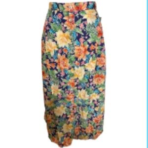 NWT Vintage Portraits by Northern Isles Floral Skirt Size 18